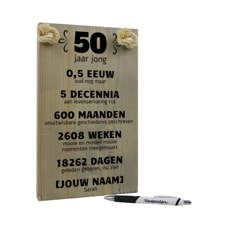 50 jaar vrouw