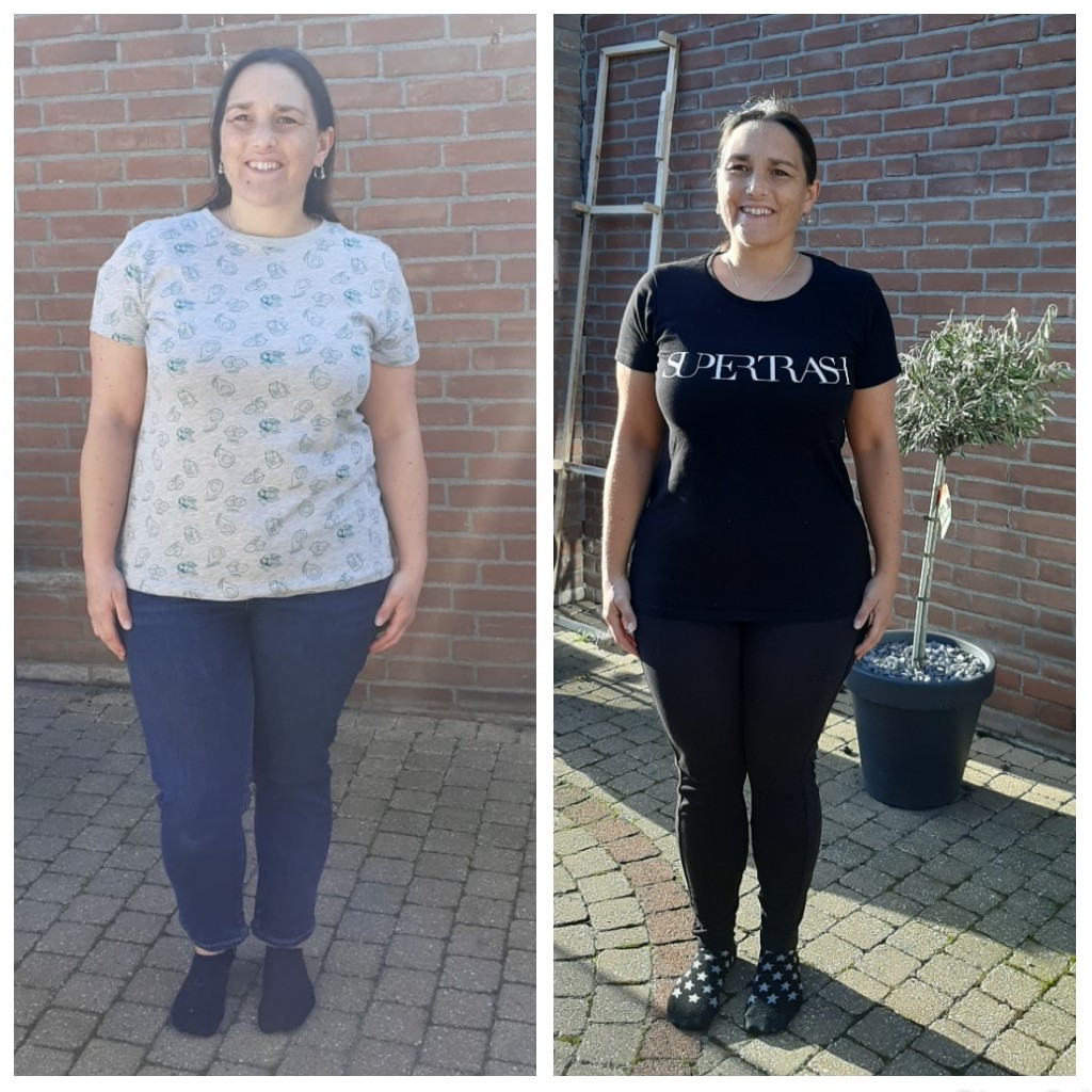 10 kilo afvallen in 4 maanden